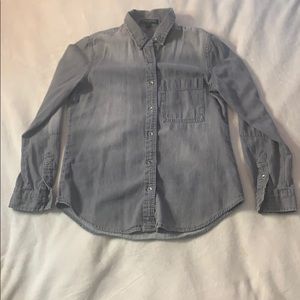 Banana republic denim button down shirt